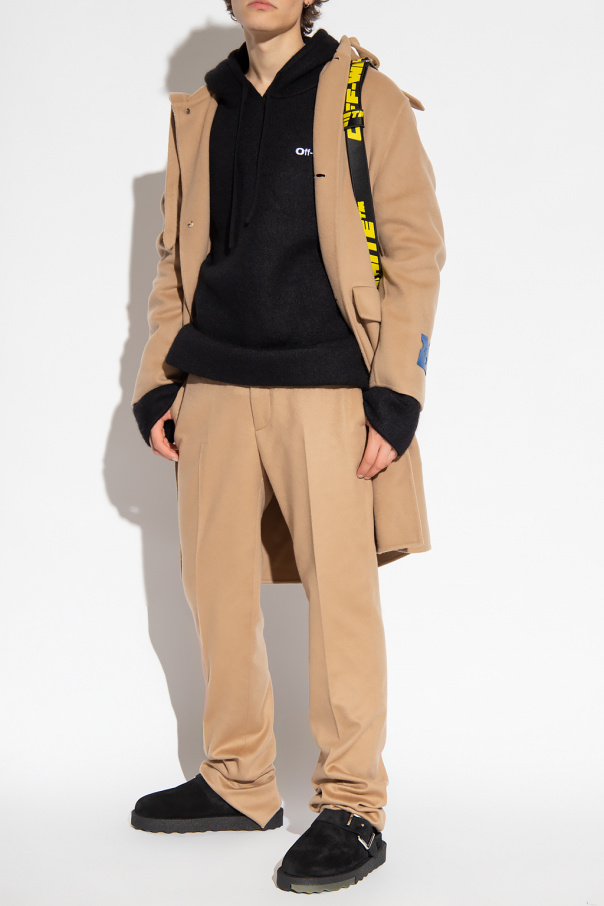 Off-White wool cardigan with logo givenchy pullover