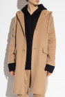 Off-White Hooded cashmere coat