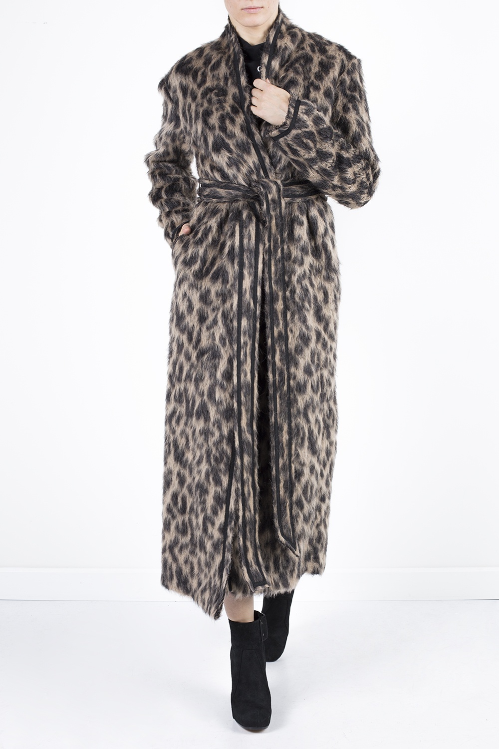 spotted fur coat