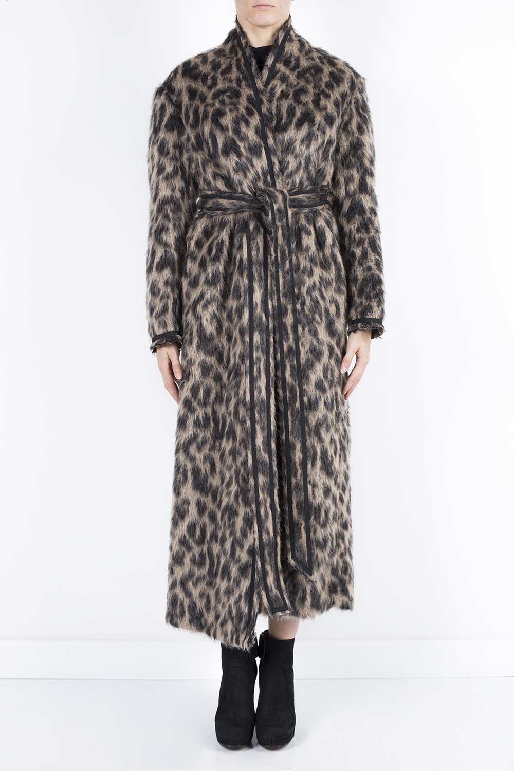 spotted fur coat