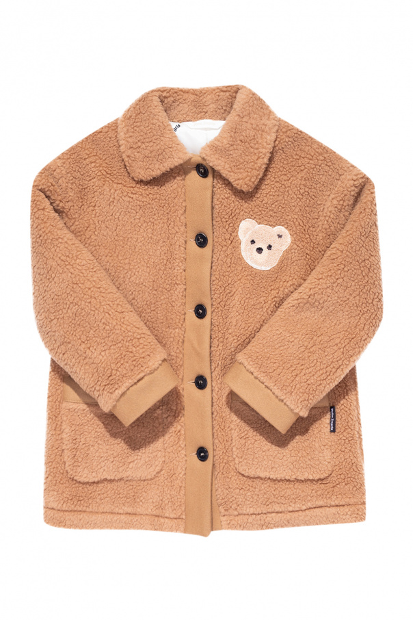 Palm Angels Kids Coat with pockets