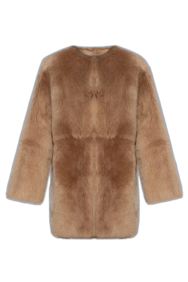 Fabiana Filippi Fur coat with pockets