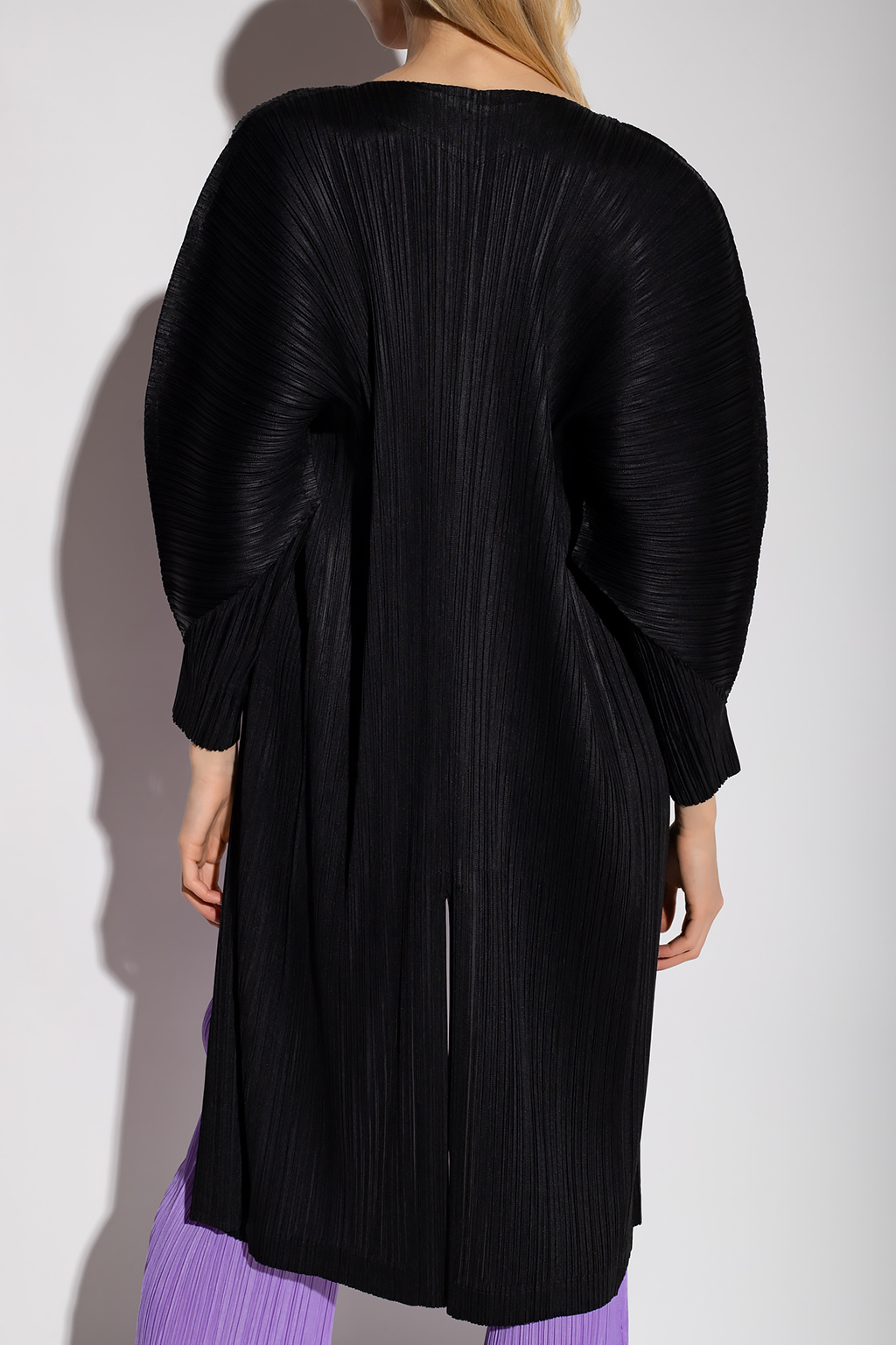 Issey Miyake Pleats Please Long cardigan