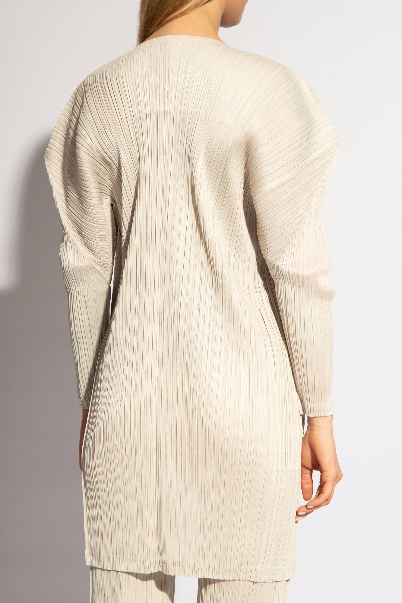 Issey Miyake Pleats Please Pleated cardigan