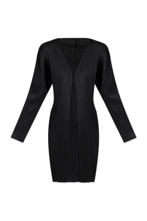 Pleated Cardigan