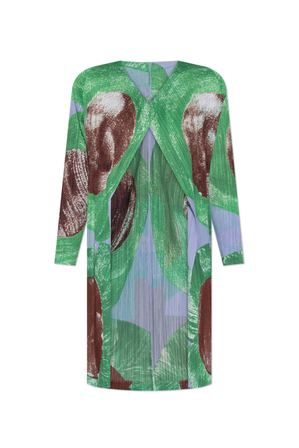 Pleats Please Issey Miyake Plisowany płaszcz
