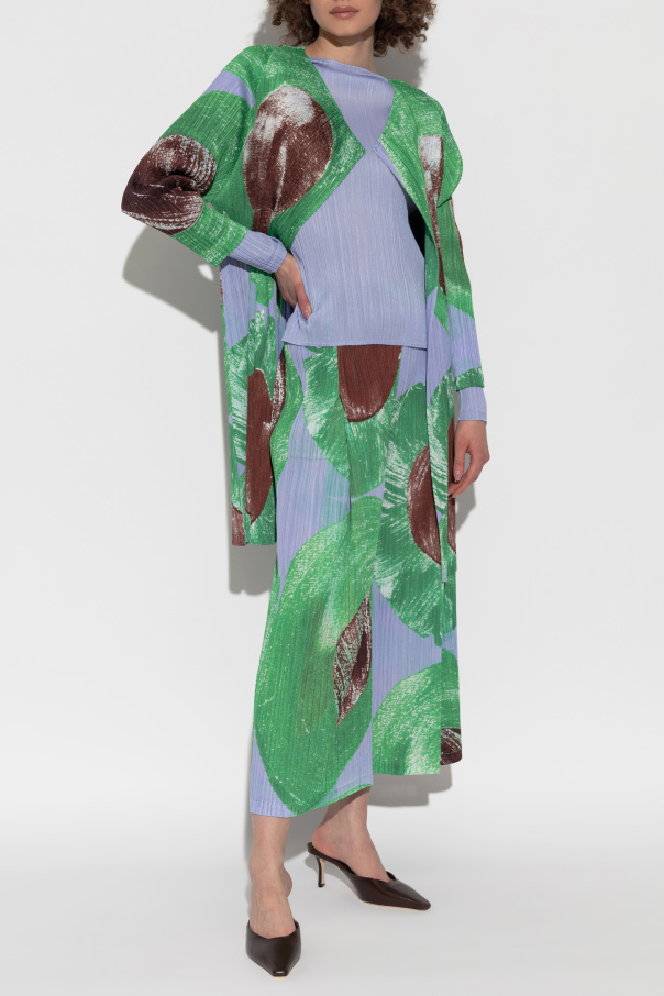 Pleats Please Issey Miyake Plisowany płaszcz