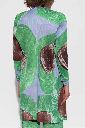 Pleats Please Issey Miyake Plisowany płaszcz