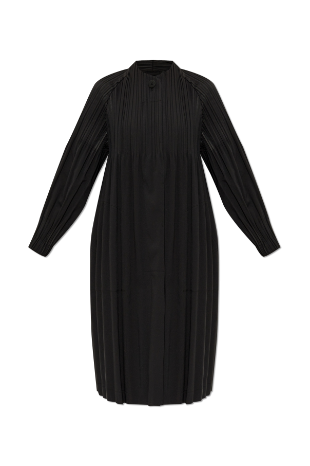 Pleated coat od Pleats Please Issey Miyake