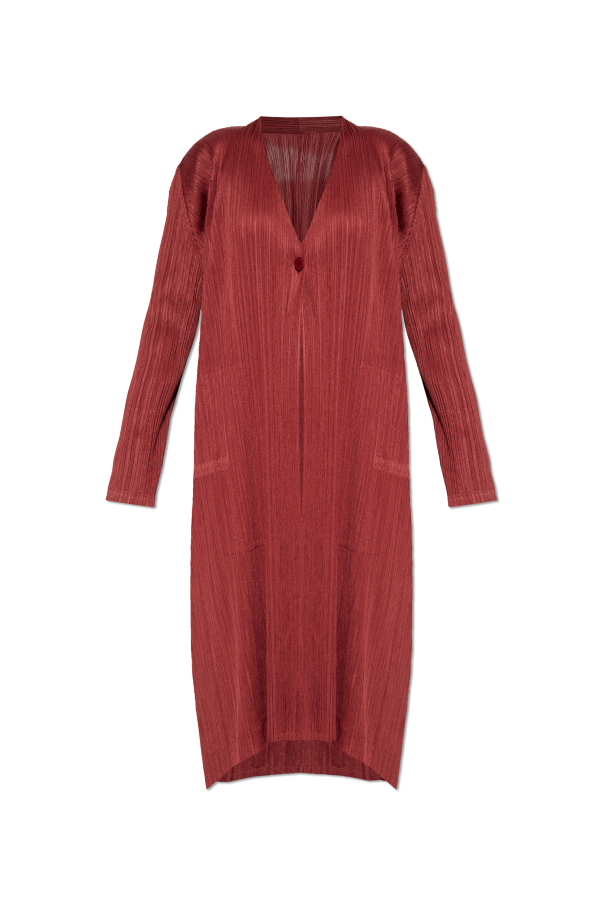 Pleated coat od Pleats Please Issey Miyake