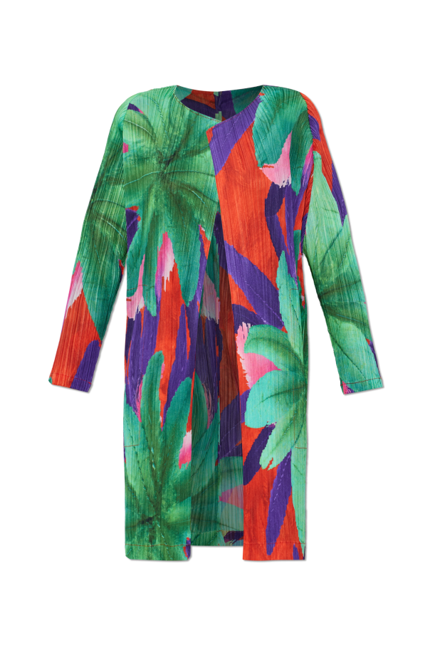 Pleated coat od Pleats Please Issey Miyake