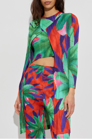 Pleats Please Issey Miyake Plissierter Mantel