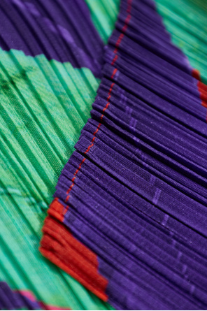 Pleats Please Issey Miyake Plissierter Mantel