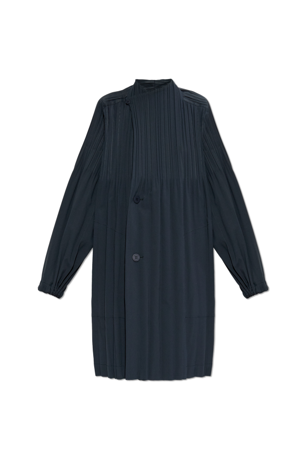 Pleated coat od Pleats Please Issey Miyake