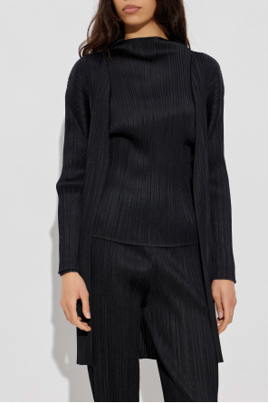 Pleats Please Issey Miyake Plisowany płaszcz