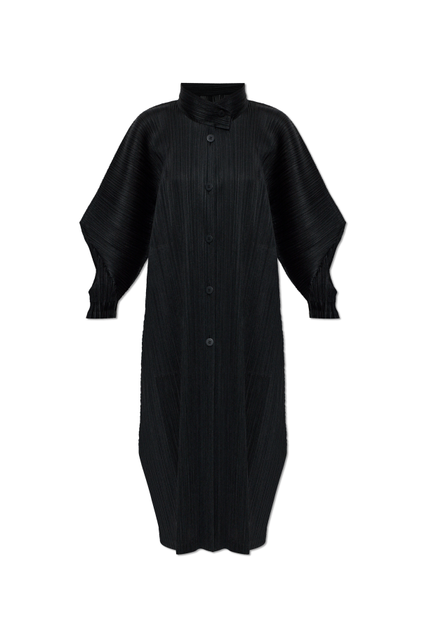 Pleated coat od Pleats Please Issey Miyake