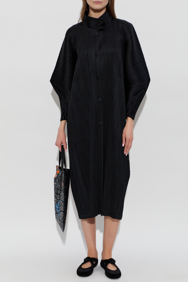Pleats Please Issey Miyake Plisowany płaszcz