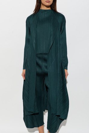 Pleats Please Issey Miyake Abrigo plisado