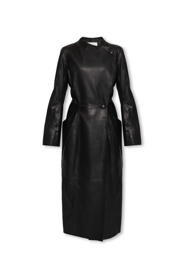 ‘Sirrena’ leather coat od By Malene Birger