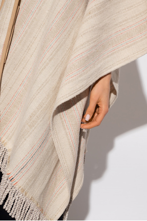 Etro Fringed poncho