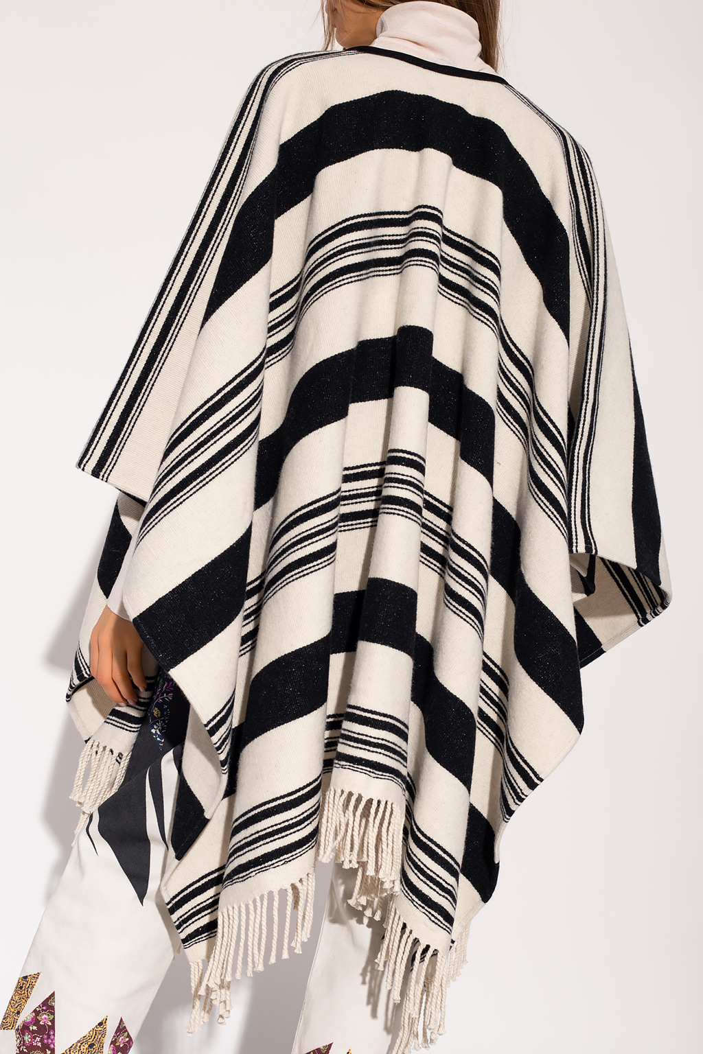 Etro Fringed poncho