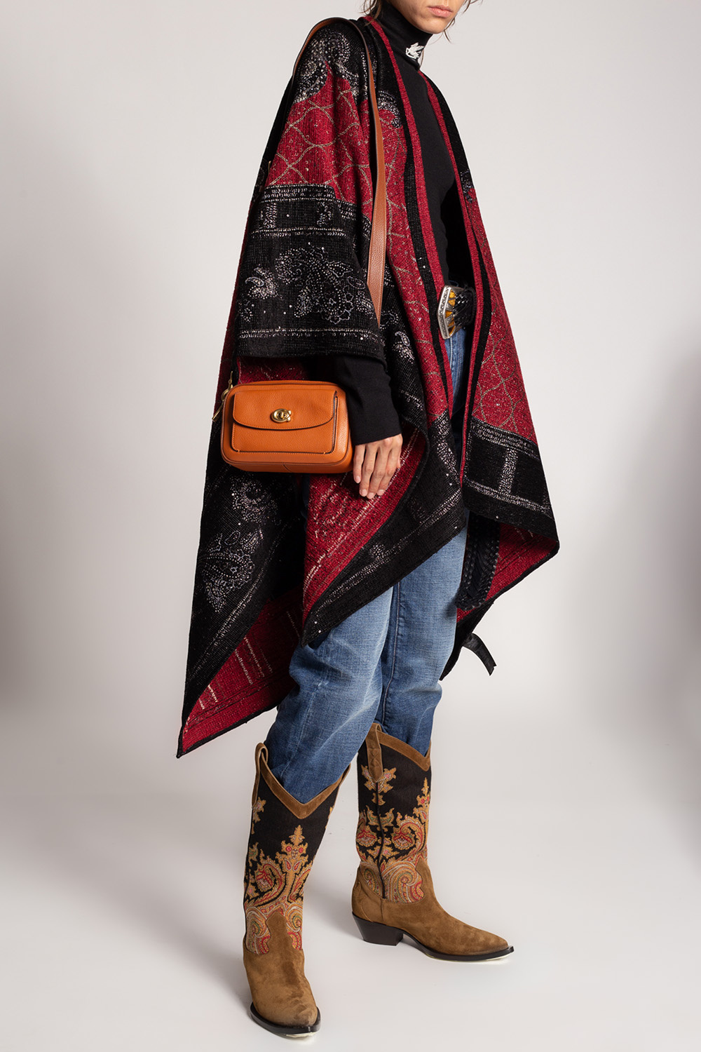 Etro Patterned poncho