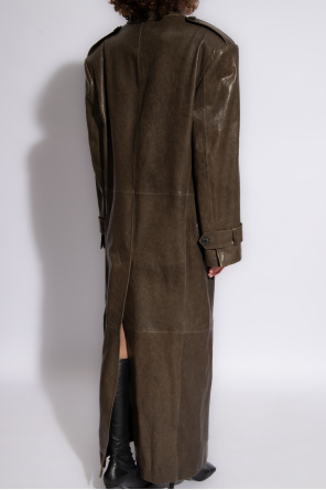 The Mannei ‘Copenhagen’ leather coat