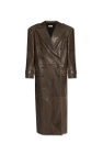 The Mannei BROWN ‘Copenhagen’ leather coat