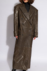 The Mannei BROWN ‘Copenhagen’ leather coat