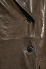 The Mannei BROWN ‘Copenhagen’ leather coat
