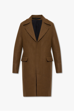 ‘rawston’ patterned wool coat od AllSaints