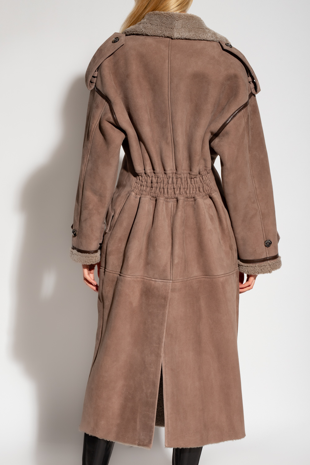 The Mannei ‘Jordan’ long shearling coat