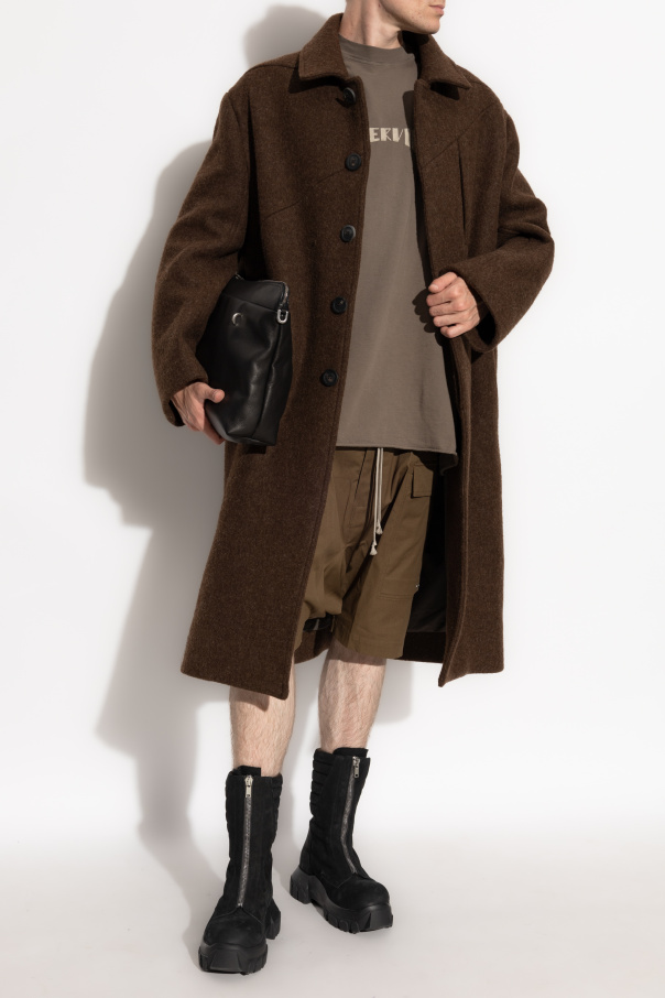 Rick Owens Coat Jumbo Mac