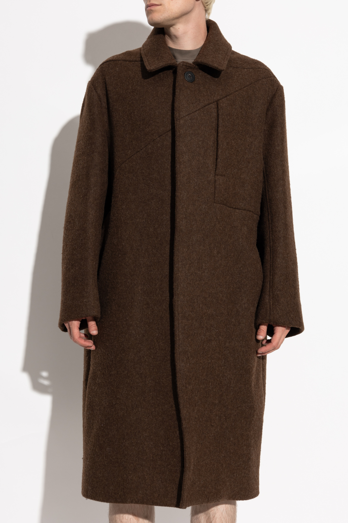 Rick Owens Coat Jumbo Mac