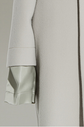 Rick Owens Wełniany płaszcz