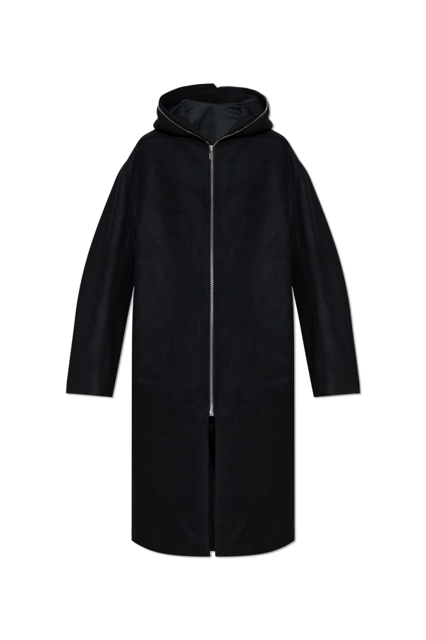 Wool coat with hood, zdjęcie 1 Wool coat with hood od Rick Owens