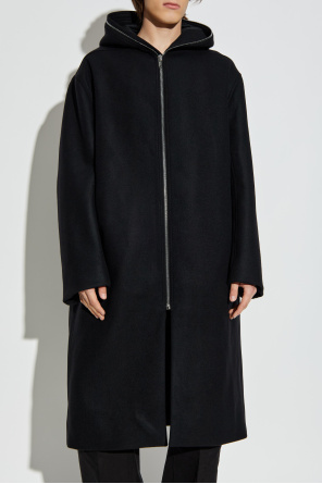 Rick Owens Wool coat with hood