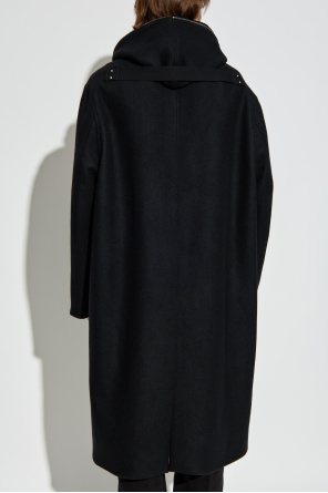 Rick Owens Wool coat with hood