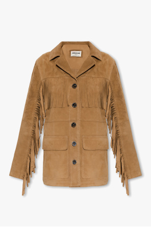‘lala daim’ suede jacket with fringes od Zadig & Voltaire