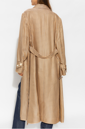 Lanvin Checked trench coat