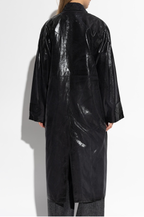 Maison Margiela Abrigo con efecto brillo