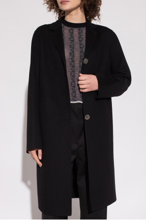 Loewe fringed Wool coat