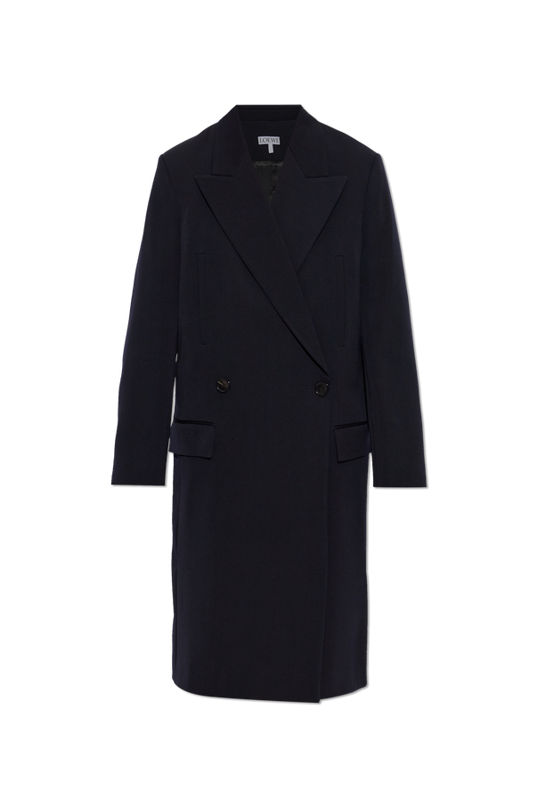 Wool Coat with Single Vent od Loewe