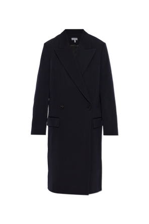 Wool Coat with Single Vent