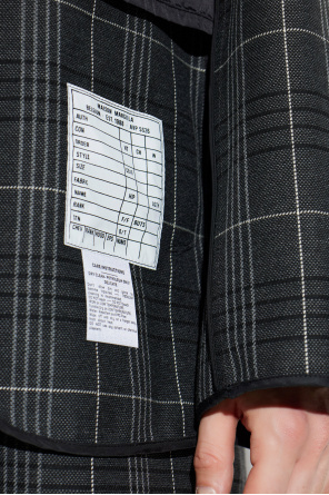 Maison Margiela Reversible coat made from combined materials