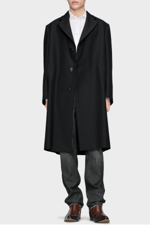 Maison Margiela Wool coat with raw-edge finish