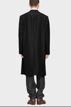 Maison Margiela Wool coat with raw-edge finish