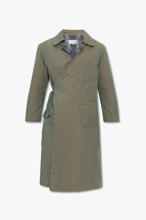 Maison Margiela GREEN Reversible trench coat