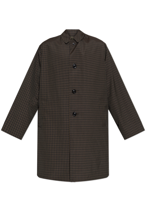 Checked-pattern coat od Maison Margiela