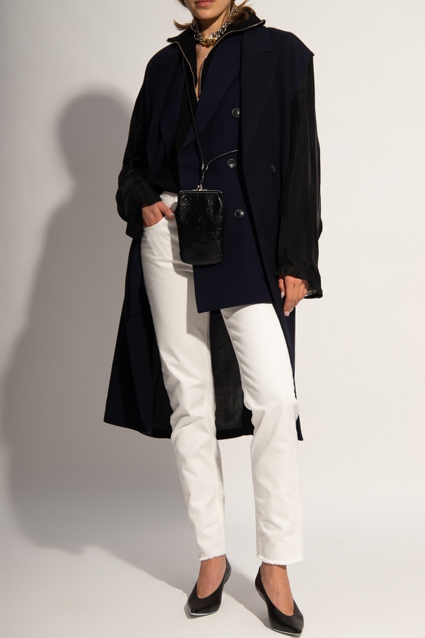 Maison Margiela Coat with raw-cut lapels